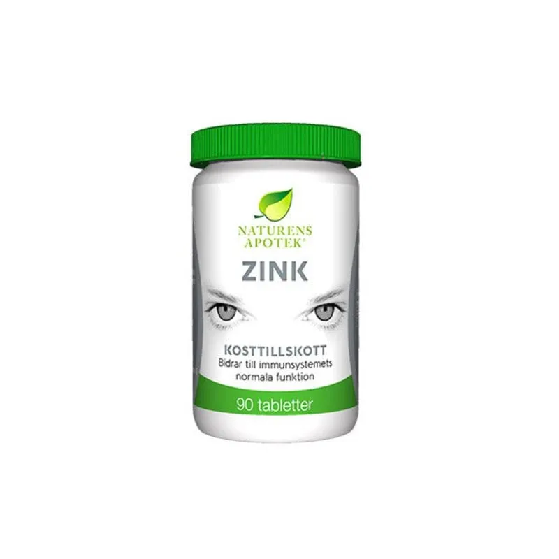 Zink 90 tabletter – Naturens Apotek