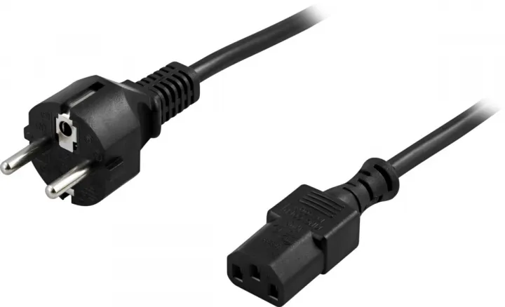 QNECT Apparatkabel Schuko, 2m