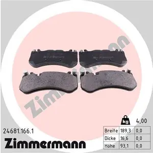 Bromsbelägg ZIMMERMANN 24681.166.1