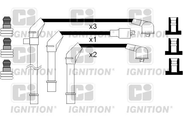 Tändkabelsats QUINTON HAZELL XC898