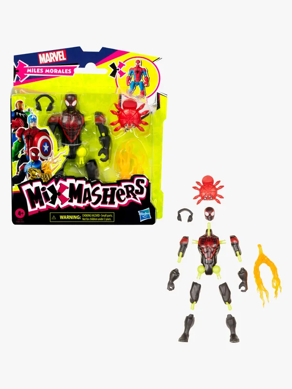 MIXMASHERS Spider-Man 5 Inch Mixmashers Basic Figure Miles Morales