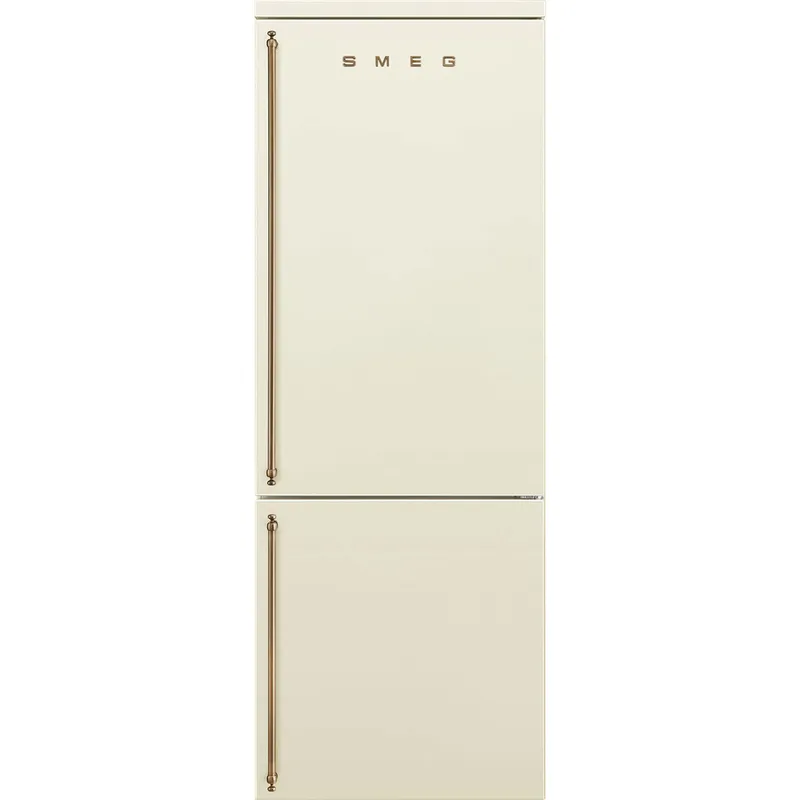 Smeg FA8005RPO6 högerhängd kyl/frys 70 cm, creme