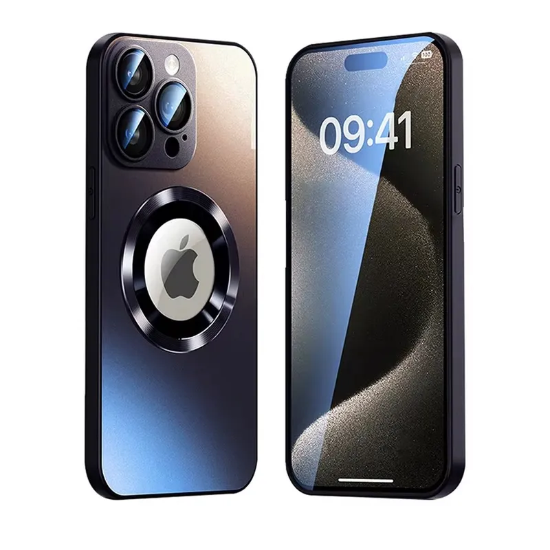 SiGN Magnetiskt skal iPhone 16 Pro med linsskydd och logo view – Svart