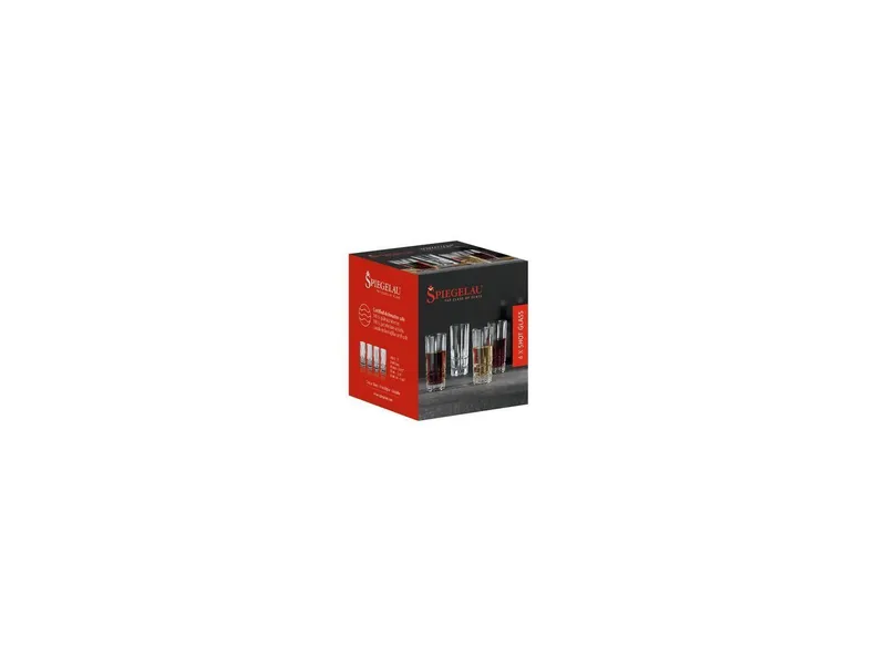 Spiegelau Perfect Serve Shotglas , 4-pack klar