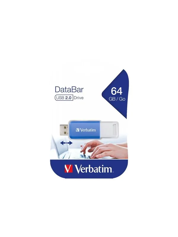 Verbatim DataBar – USB flash drive – 64 GB – 64GB – USB-minne