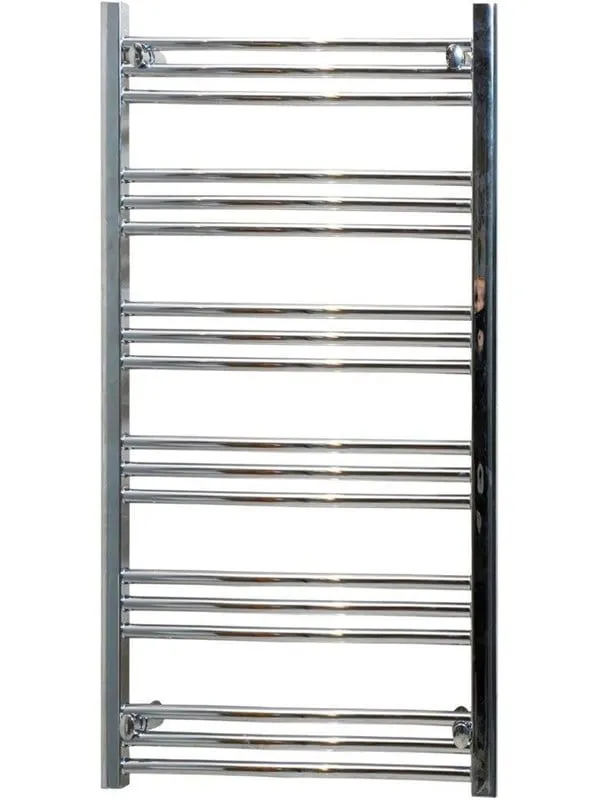 Kriss skandi heated towel rail 1140 x 500 krom flat