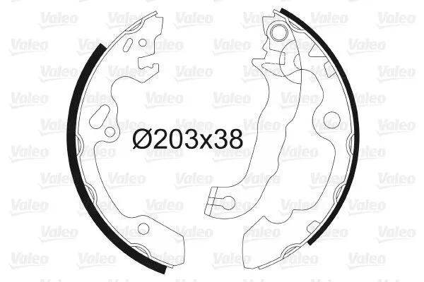 Bromsbacksats VALEO 562648
