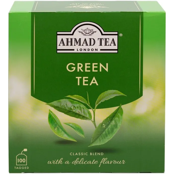 Ahmad Tea Grönt Te Tepåsar 100-pack