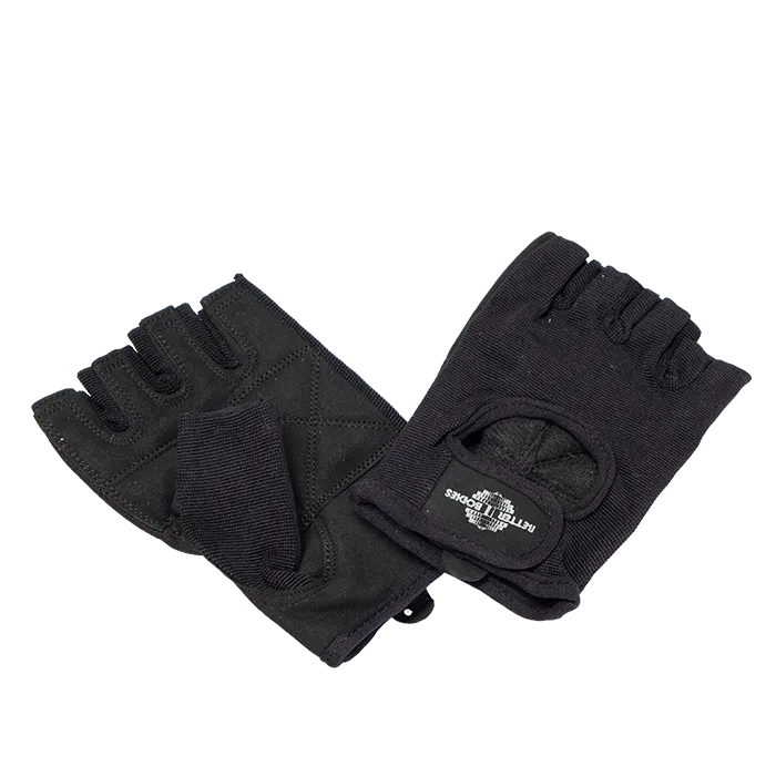 Better Bodies Basic Gym Gloves, L, Black