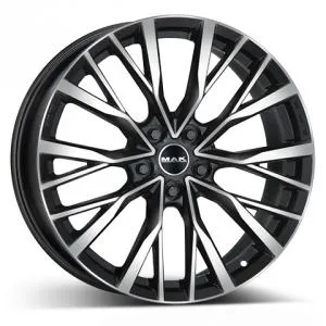 MAK Kent Black Polished – 10/22 5/120 ET45 B72.6