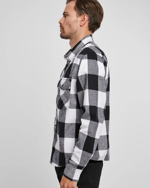 Brandit flanellskjorta Vit (#2887)