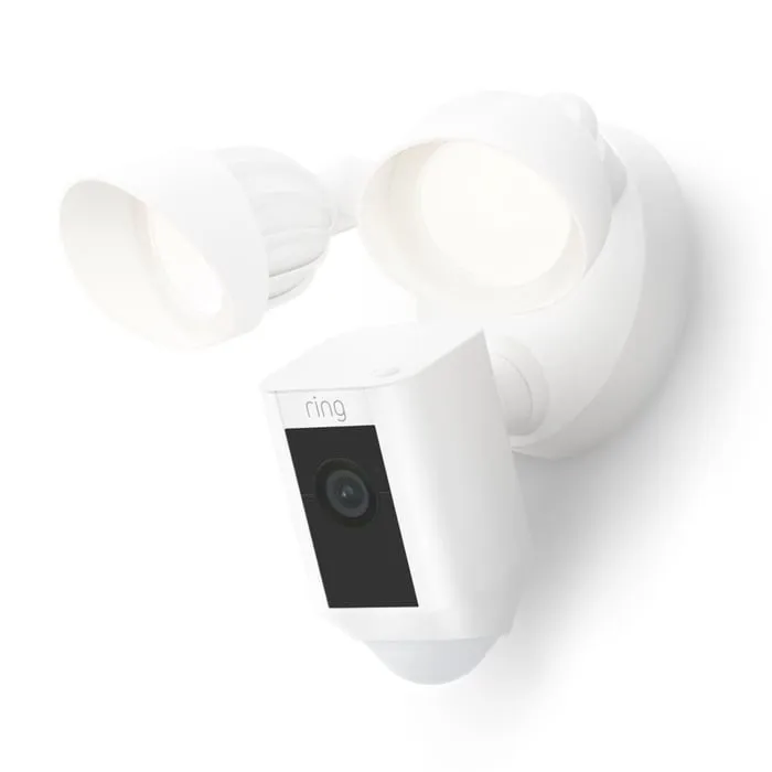 Ring Floodlight Cam Wired Plus - Vit