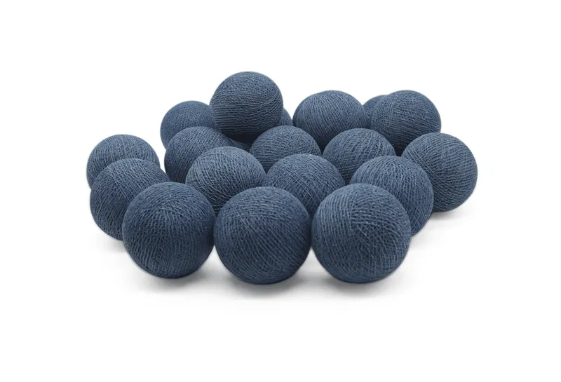 Irislights - Irislights Vintage Blue 35 bollar - Dekorationsbelysning - Blå