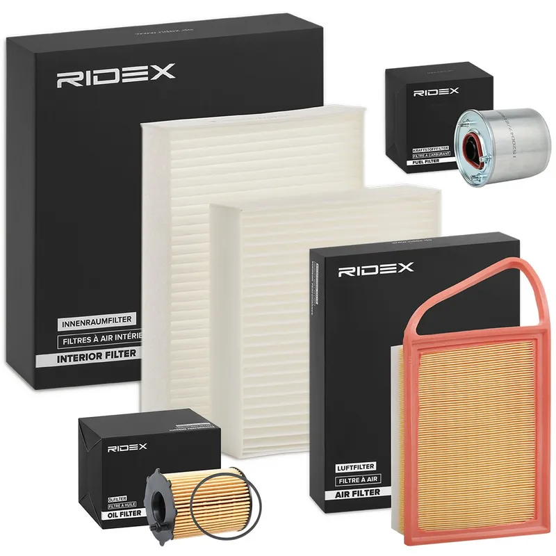 Filtersats RIDEX 4055F11662