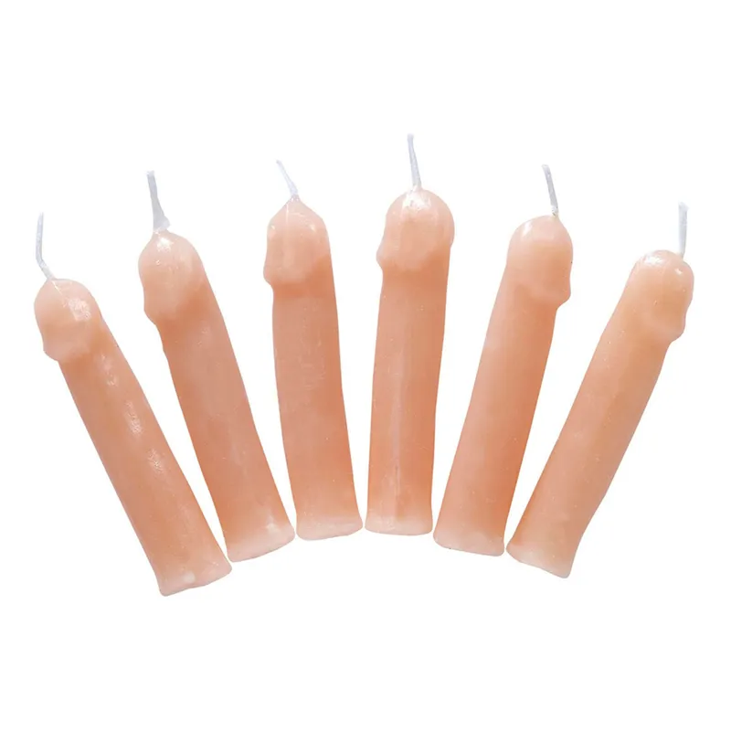 Tårtljus Snoppar – 6-pack