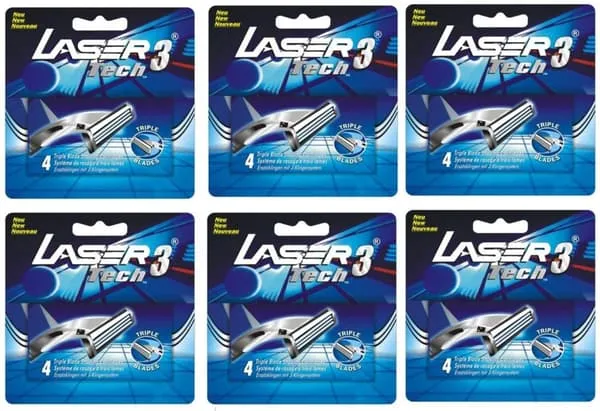 Rakblad 24-pack plus rakhyvel, passar till Gillette Sensor3, Sensor 3