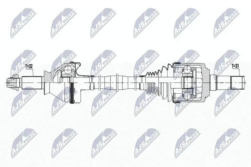 Drivaxel NTY NPW-MA-005