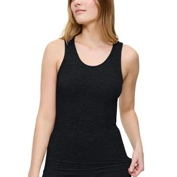Triumph Beauty Layers Wool Tank Top Svart ull Small Dam
