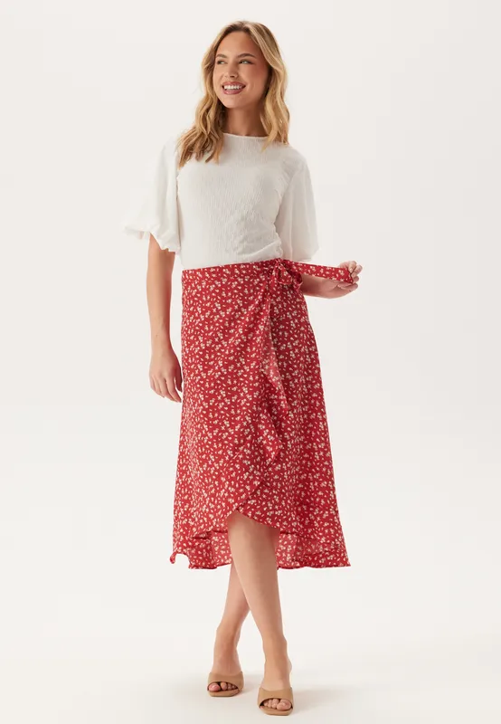 Midi Wrap Skirt (#7300)
