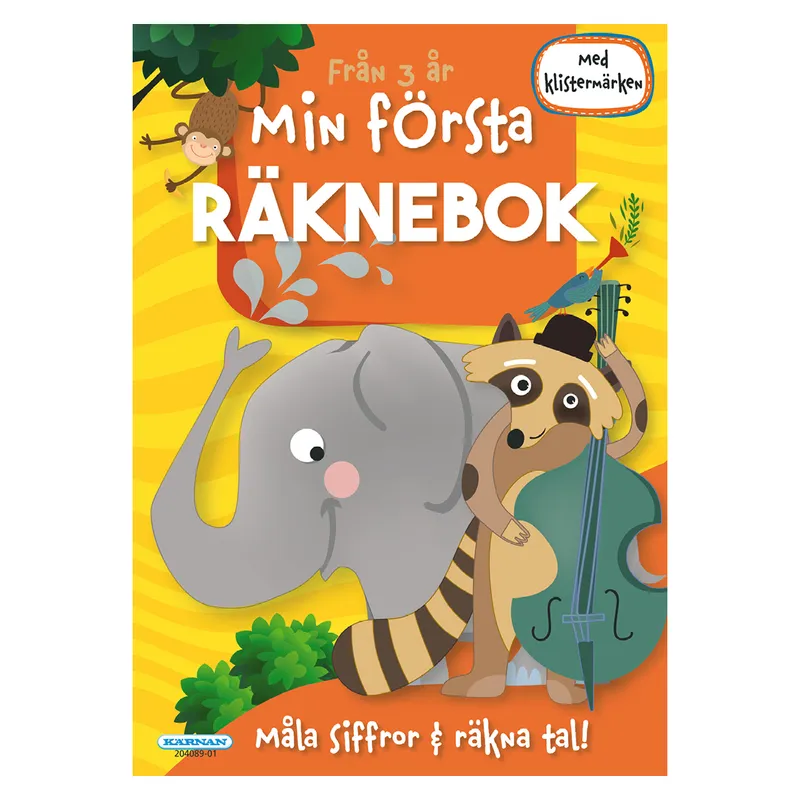 Min första räknebok med klistermärken, Kärnan