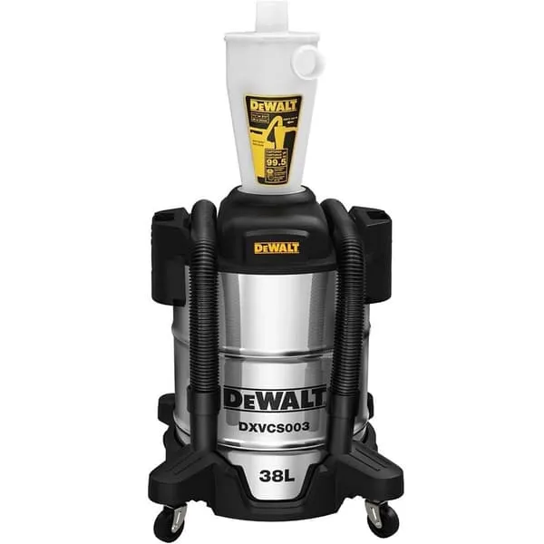 Dewalt DXVCS003 Cyclone Dust Collector 38L Dry Wet Inox