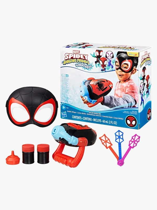 Spidey And His Amazing Friends Water-Webs Miles Morales Bubbelkastare