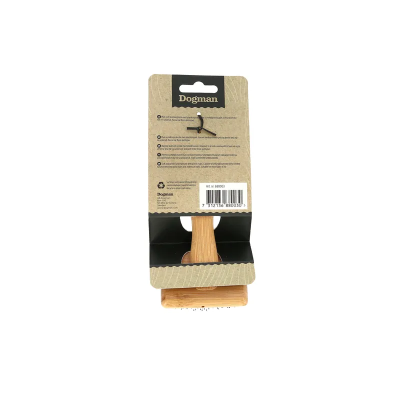 Dogman Bambu Klassisk Karda Stor 19x12cm