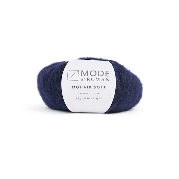 Mohair Soft mohairmix 50gr Sapphire 205, Mode at Rowan