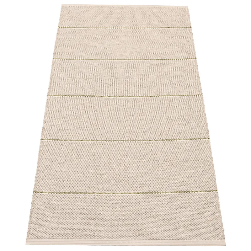 Pappelina, Lea matta Linen/Pine/Vanilla 70 x 150 cm