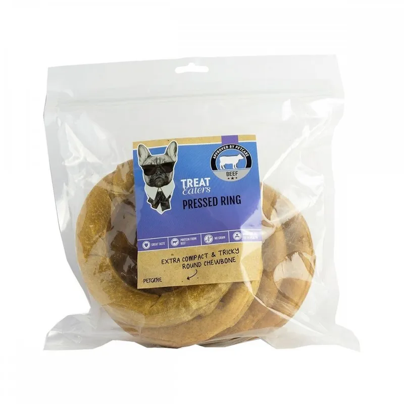 Treateaters Tuggring av Pressad Råhud 4-pack
