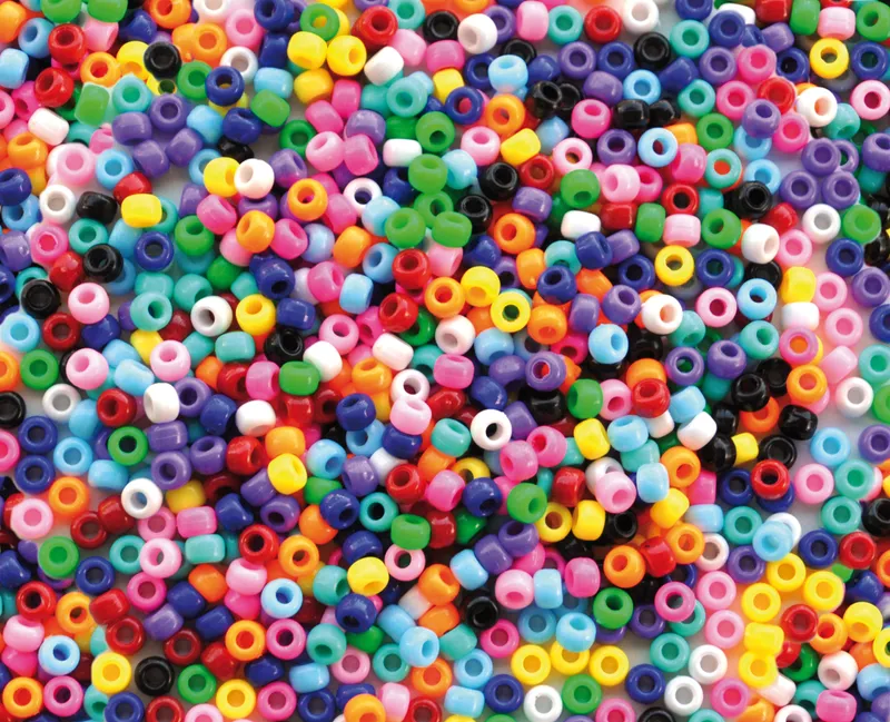 Plastpärla kongopärlor 1000/fp