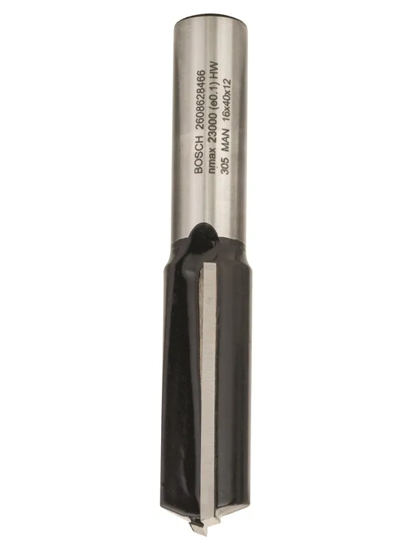 Bosch Notfräs, 12 mm, D1 16 mm, L 40 mm, G 81 mm 12 mm, D1 16 mm, L 40 mm, G 81 mm