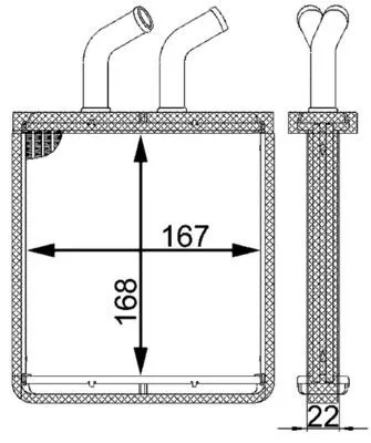 MAHLE AH 55 000S Värmepaket