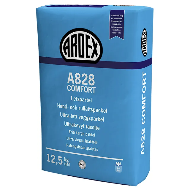 GIPSSPACKEL A828 ARDEX VIT COMFORT 12,5KG | Beijerbygg Byggmaterial