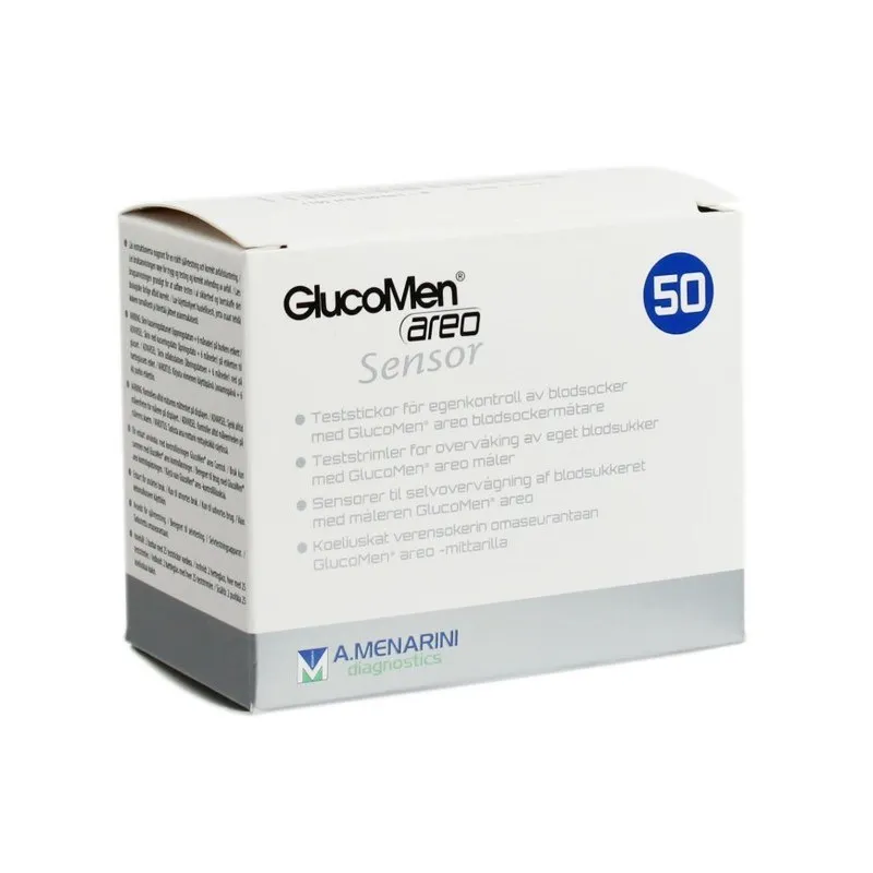 A. Menarini Diagnostics GlucoMen Areo Sensor, teststickor 2 x 25 st
