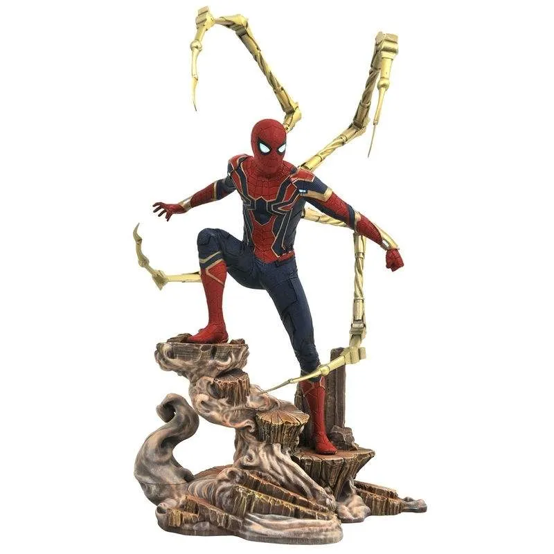Spiderman Diorama Figur 23cm - Marvel Avengers Infinity War Collectible