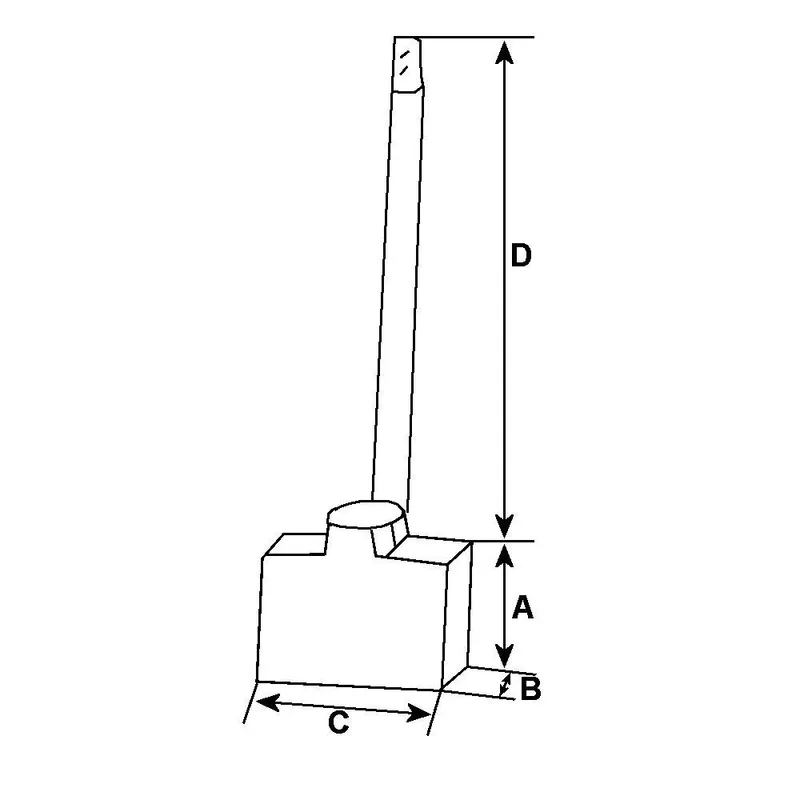 Kolborste, startmotor HC-Cargo F 032 902 664