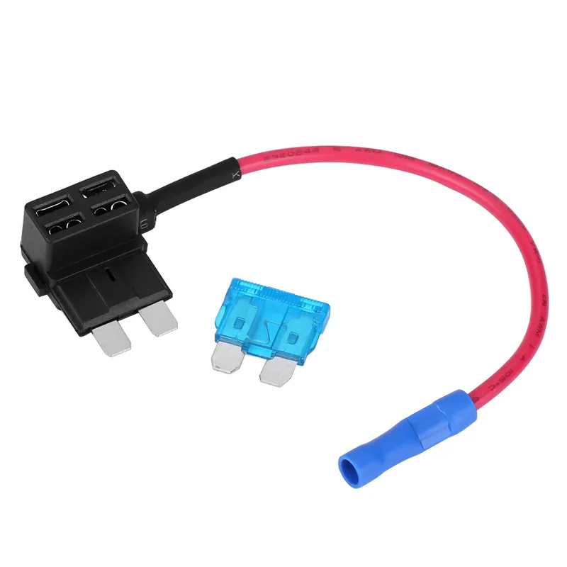 5 st Bil Auto Säkringskontakt Adapter Standard ATO ATC Bladsäkringshållare M