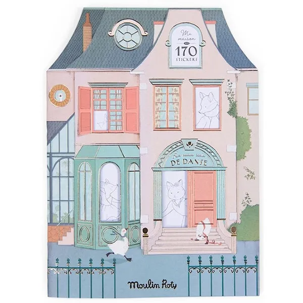 Målarbok med Stickers – Dansskola Moulin Roty