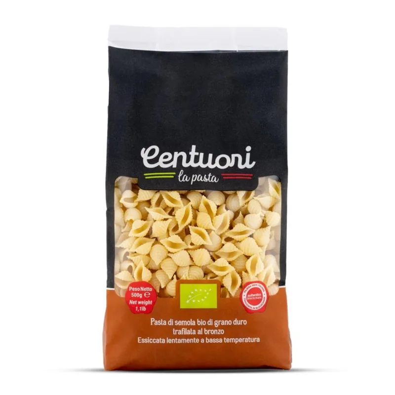 Ekologisk pasta Conchigliette Bronzo Grano Duro 500 gr