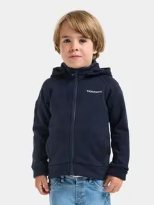 Didriksons Cardigan m. Fleece - Siljan - Marinblå