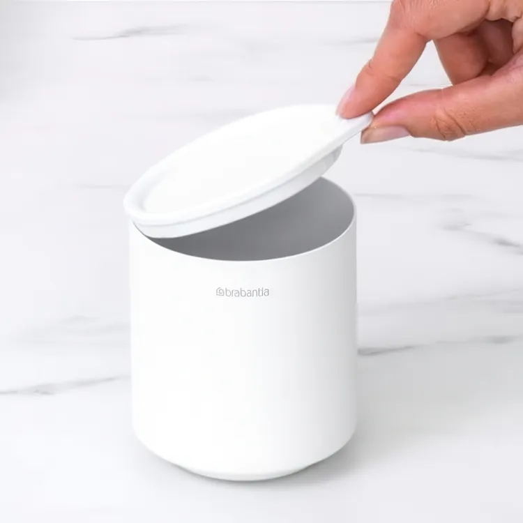 Brabantia MindSet, Förvaringshink, Vit, Rund, Metall, Monokromatiskt, inomhus