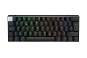 Logitech G PRO X 60 LIGHTSPEED - Gaming Keyboard - Utan numpad - Nordisk - Svart