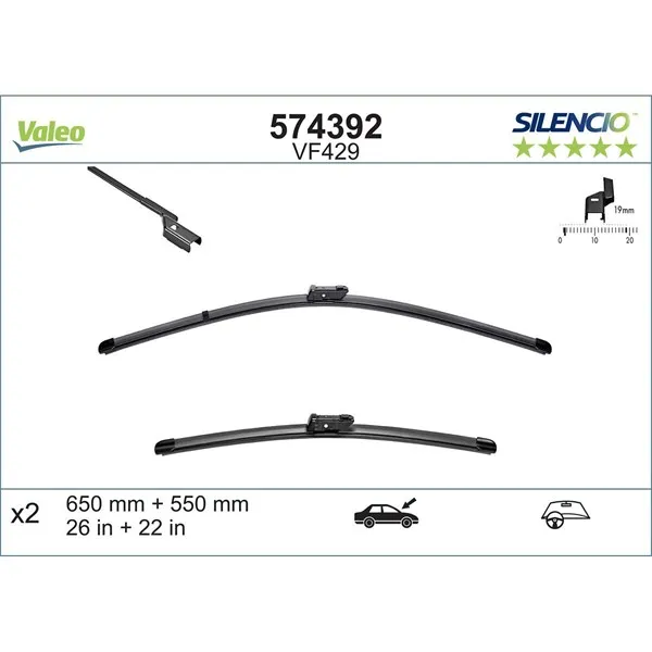 Torkarblad VALEO 574392