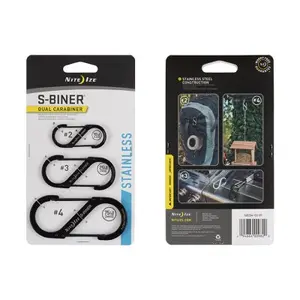 Nite Ize S-biner Dual 3-pack karbinhake