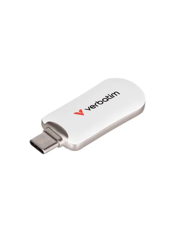 Verbatim Plectra USB-C Vit - 64GB - USB-minne