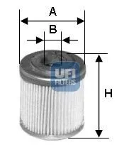Oljefilter UFI 25.547.00