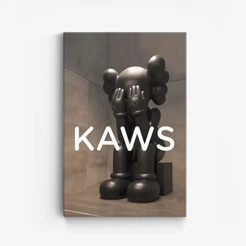 Canvas – Kaws / Svart