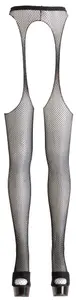 Cottelli Crotchless Tights (Storlek: S/M)
