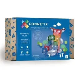 Connetix Magnetiska Byggklossar Rainbow Expansionsset 66 Delar